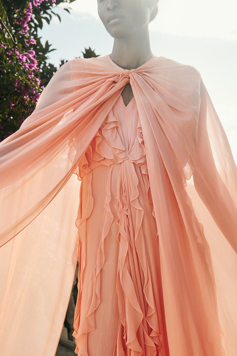 Warm Peach Dress