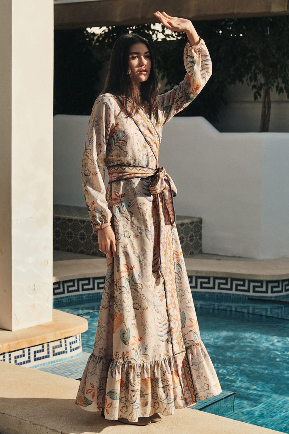 Tribal Garden Print Dress