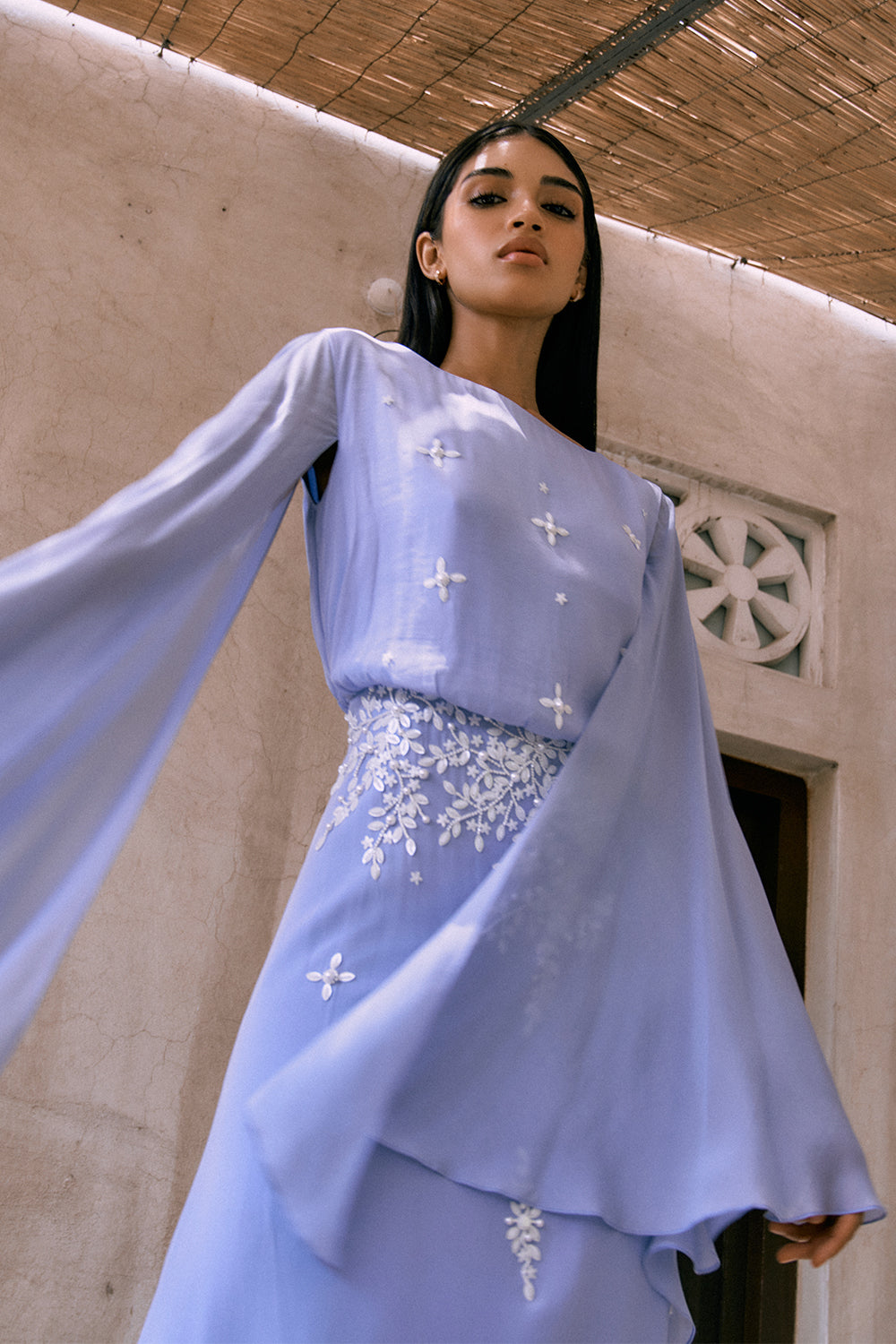 Orion Flared Sleeve Maxi Dress