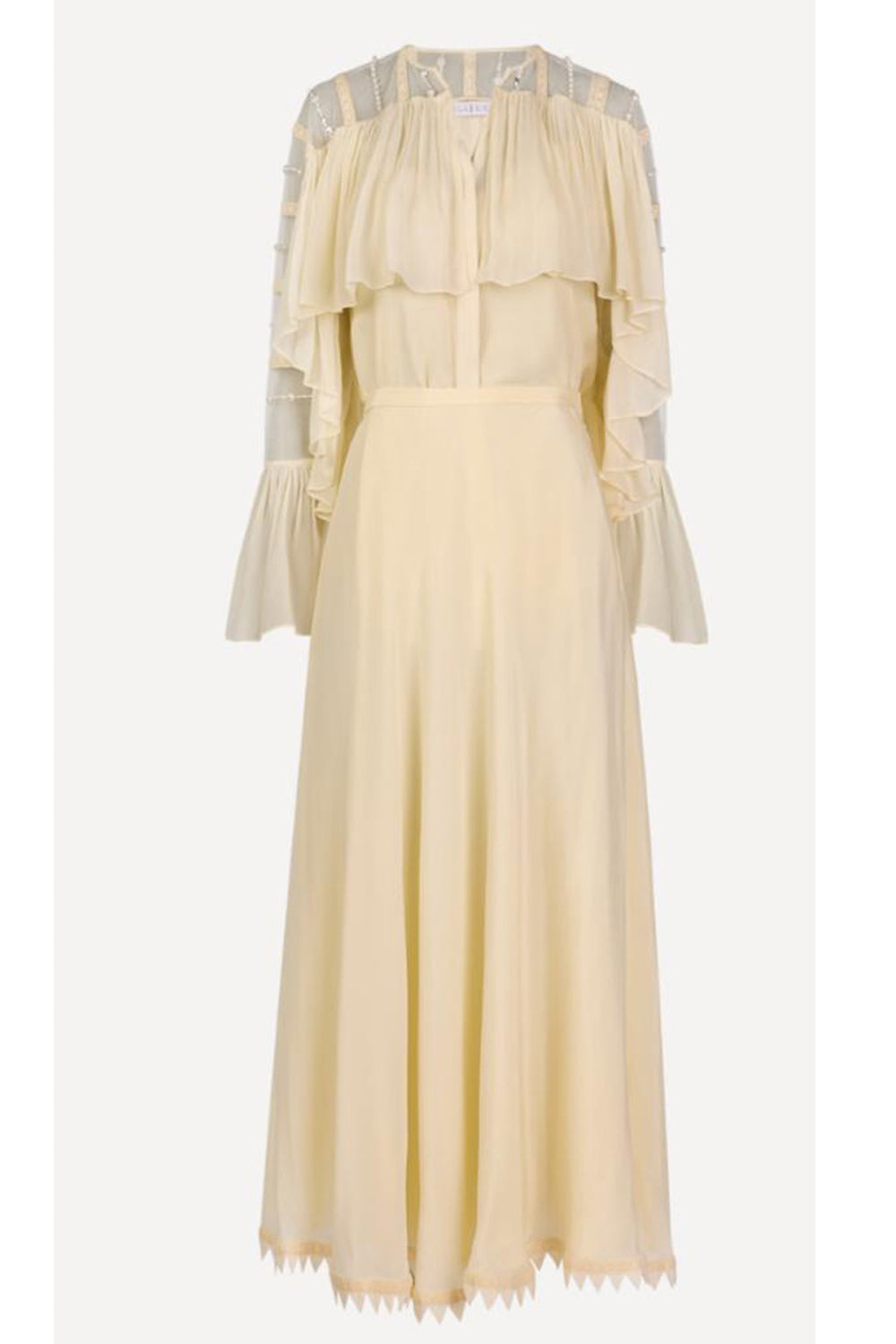Zareen Ruffle-Detailed With an A-line Skirt