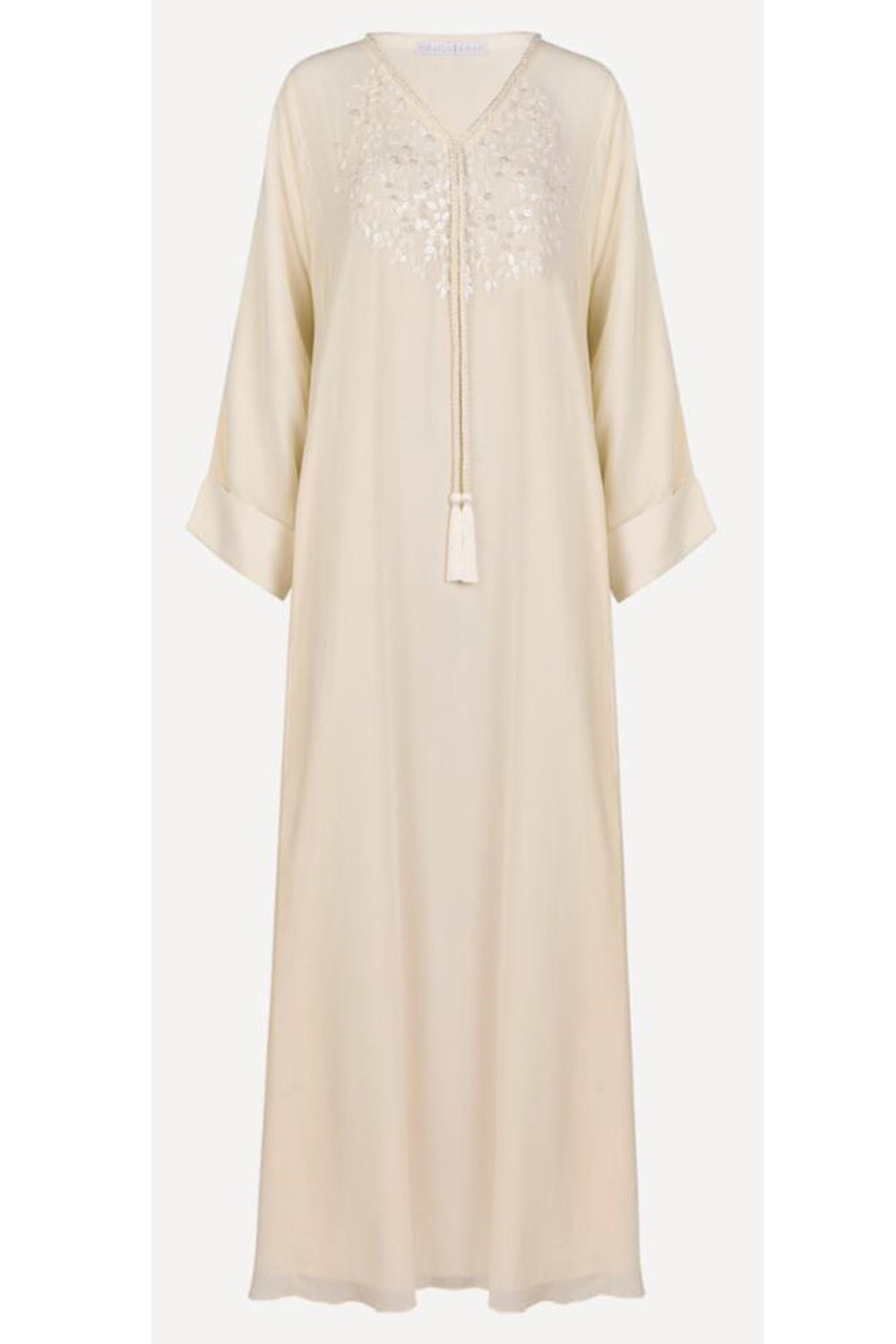 Safina Classic Kaftan With Statement Motif