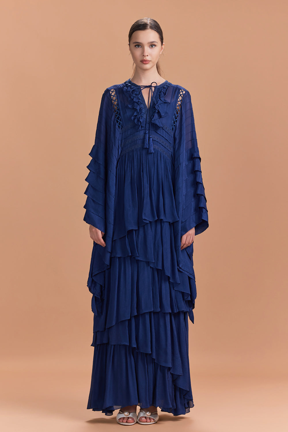 Elowen Ruffle Maxi Gown