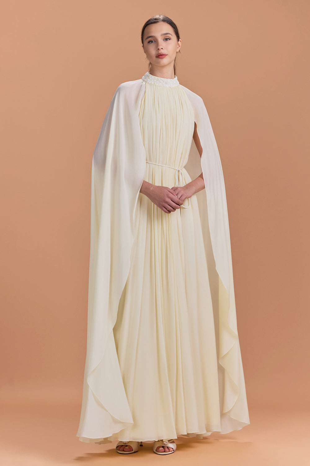 Noore Long Sleeves Maxi Gown