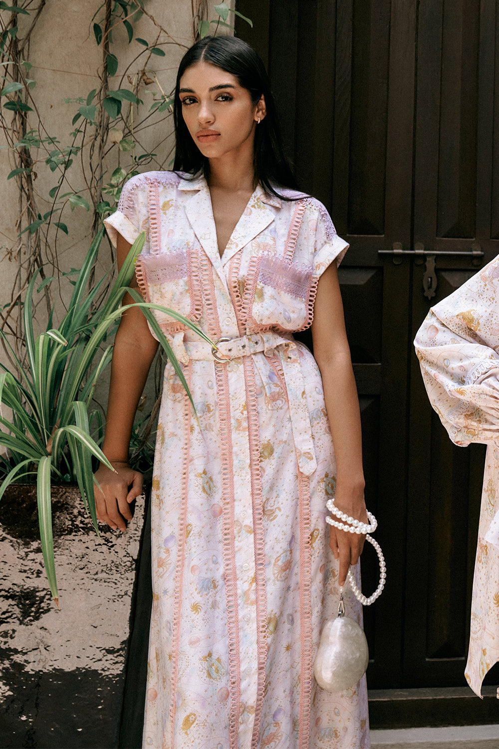 Zodiac Print Dress