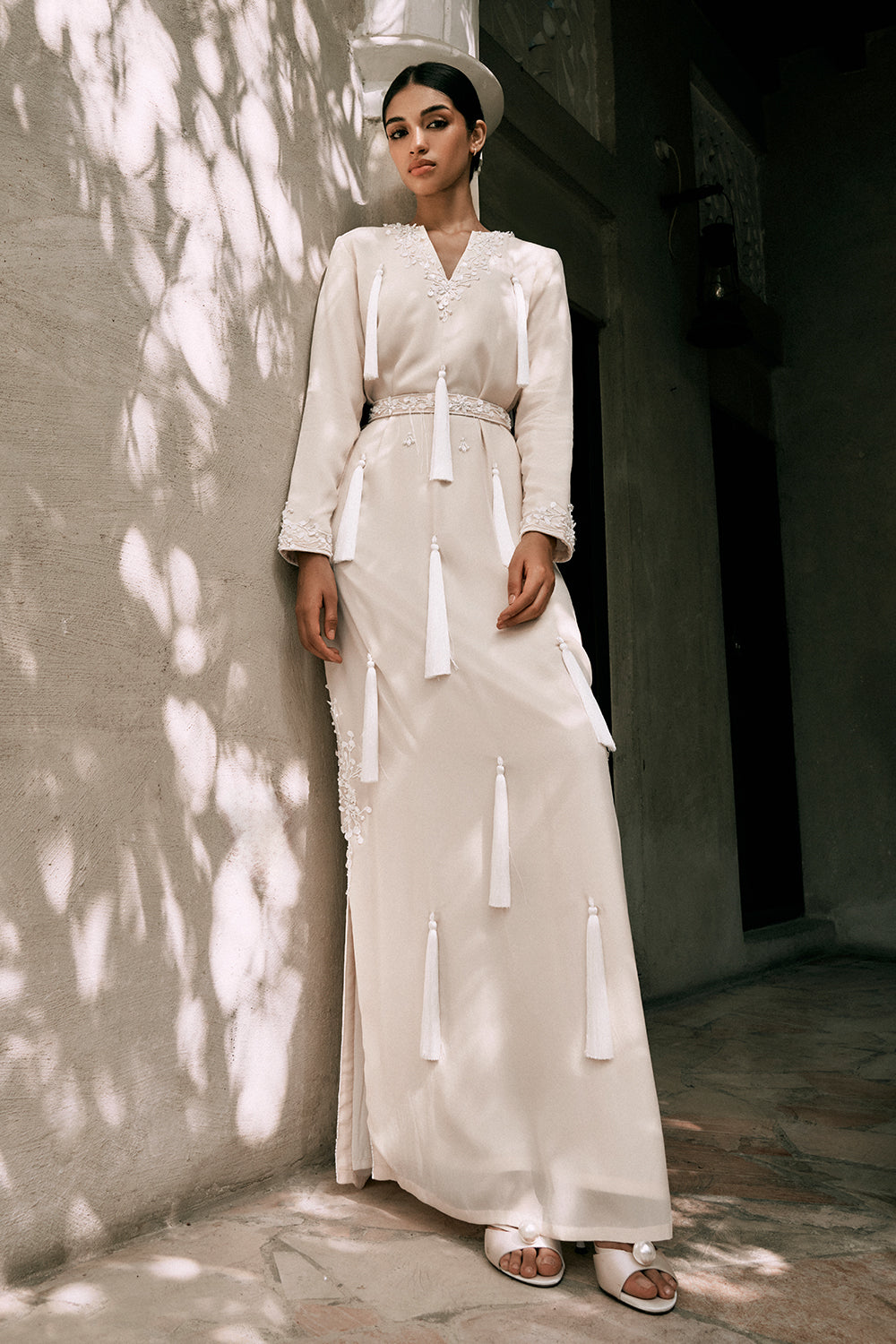 Dune Fringe Waist Belt Kaftan