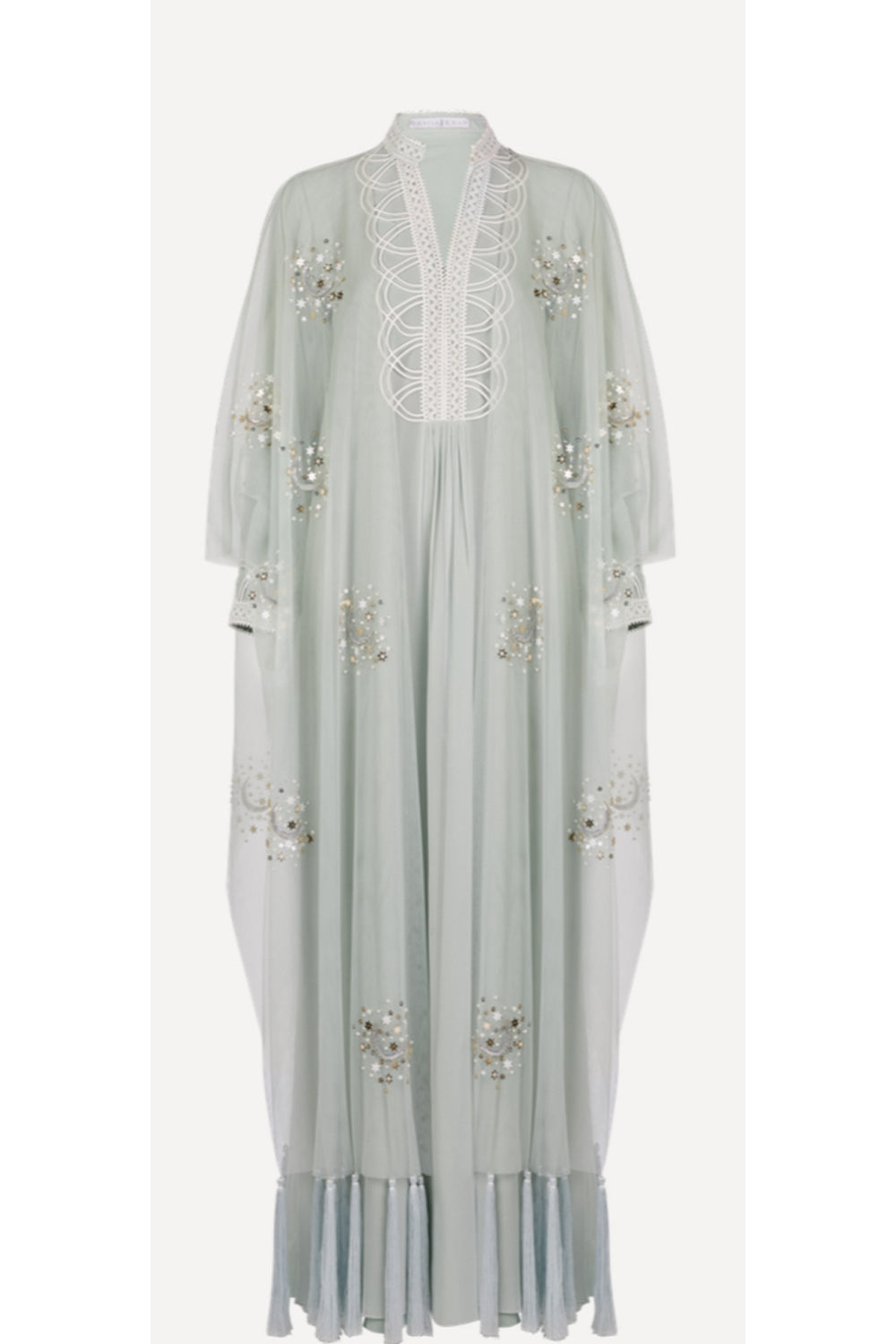 Fleur Abaya With Tulle Cape