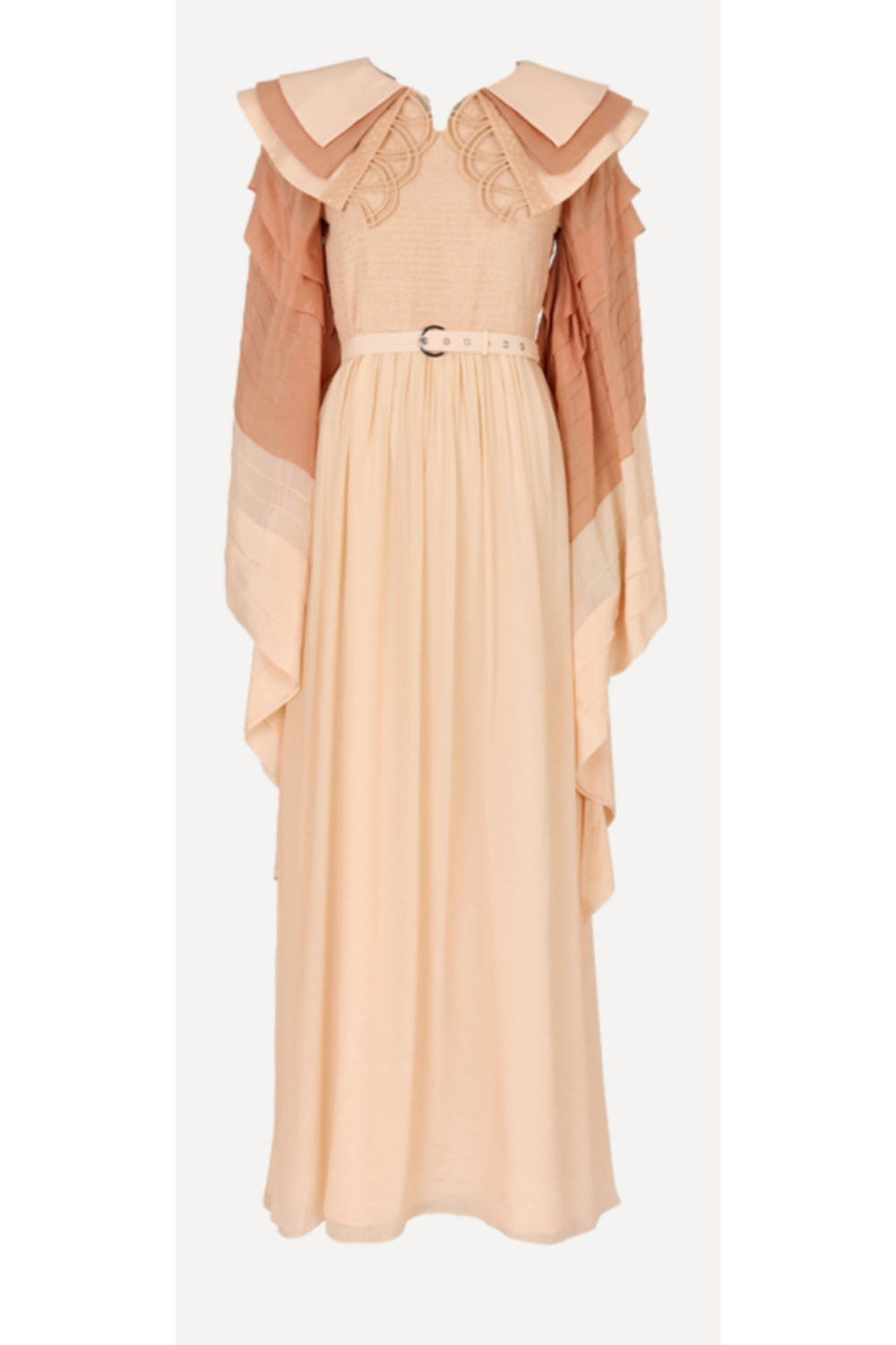 Dusk Flare Sleeves Maxi Gown
