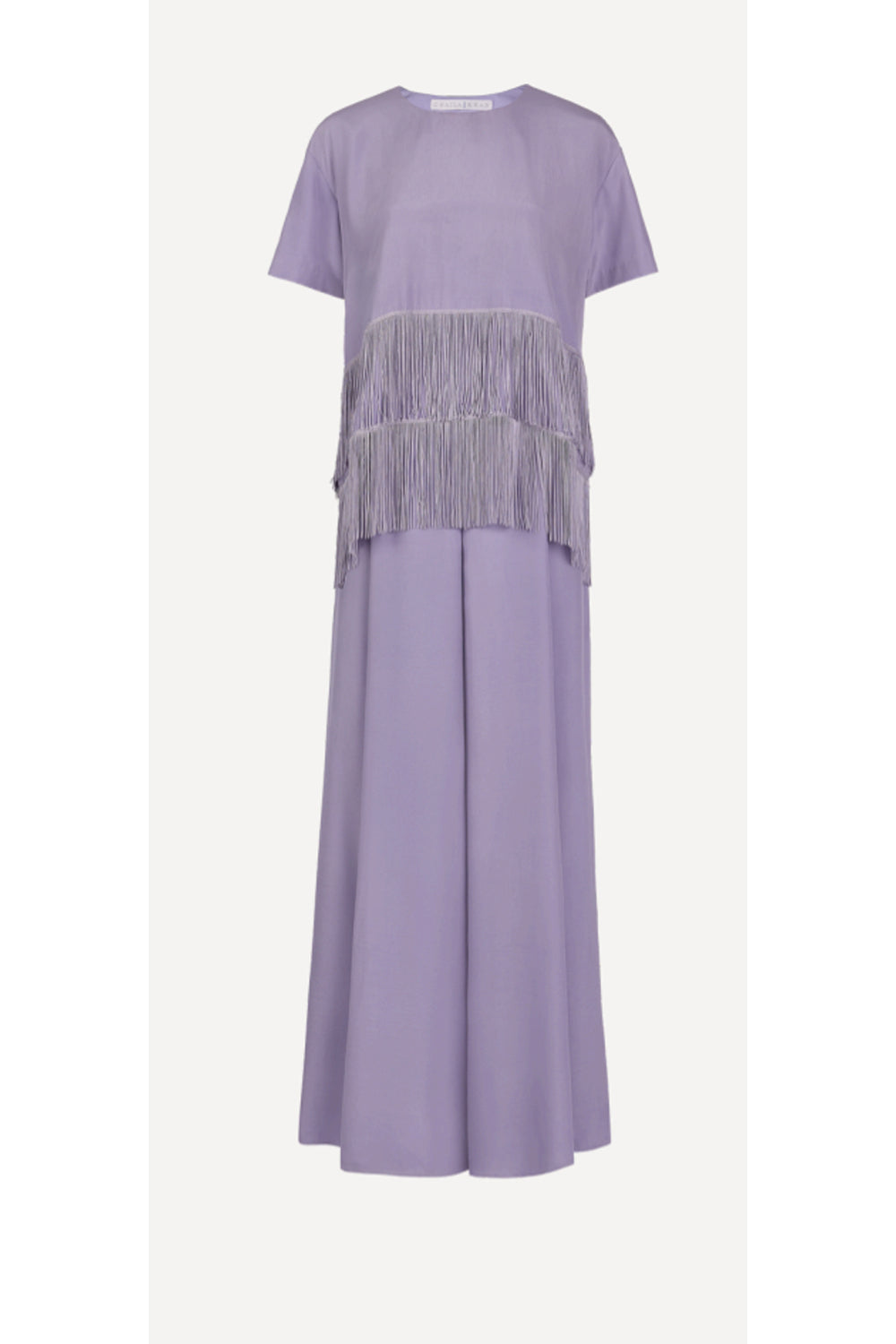 Meher Fringe Top With Flared Pants