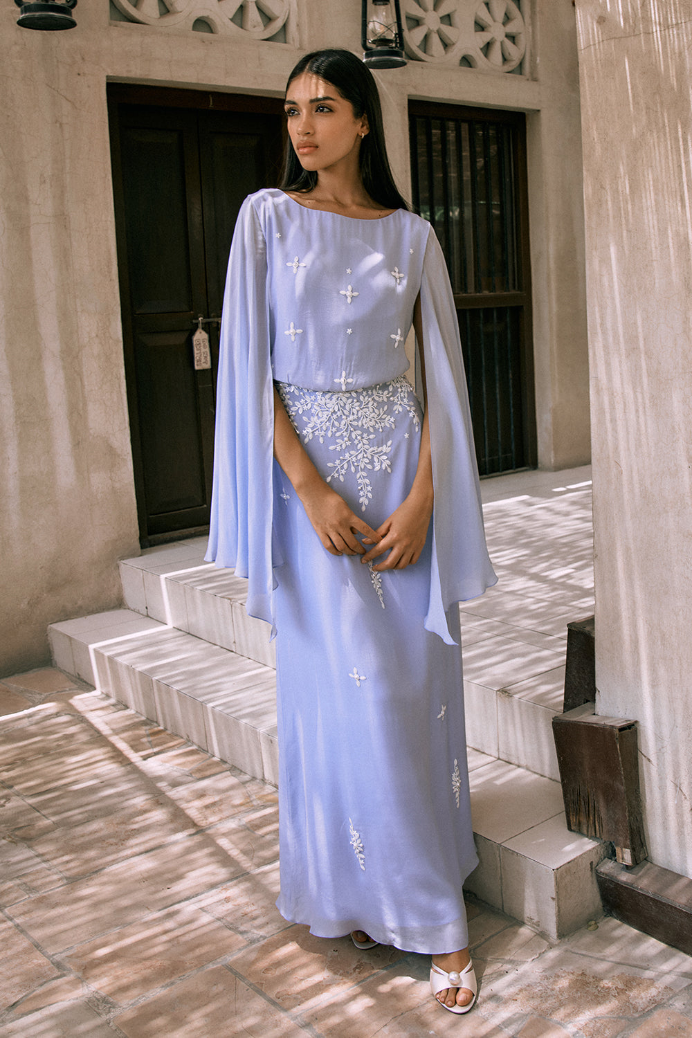 Orion Flared Sleeve Maxi Dress