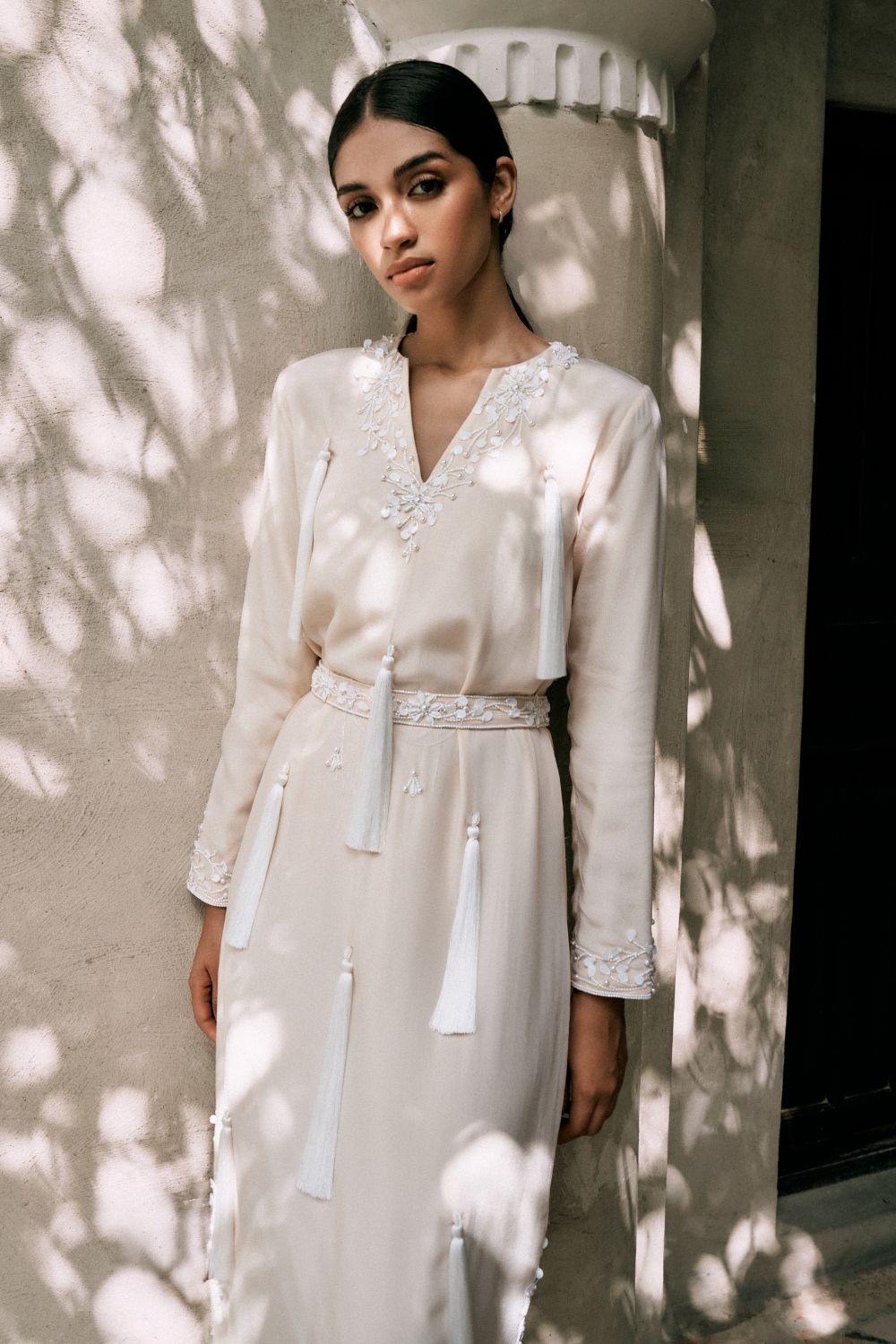 Dune Fringe Waist Belt Kaftan