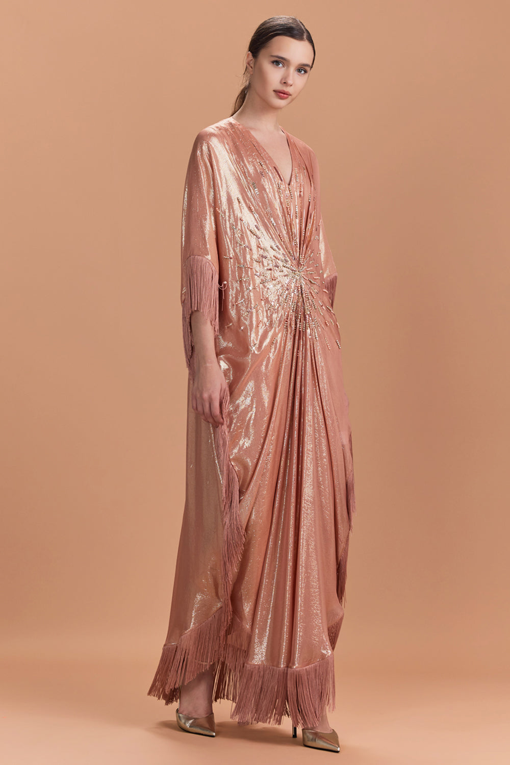 Raahi Fringe Kaftan